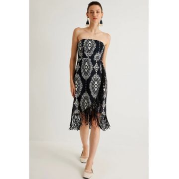 Rochie midi evazata