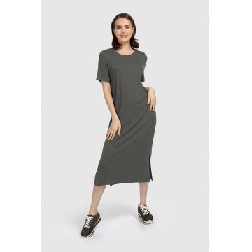 Rochie midi striata