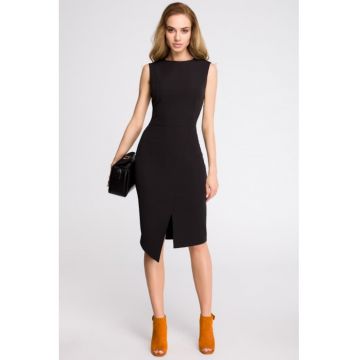 Rochie-creion cu tiv asimetric -