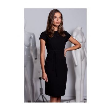 Rochie creion - Poliester - Negru