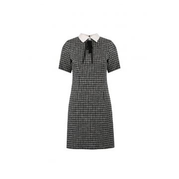 Rochie cu model houndstooth - XL