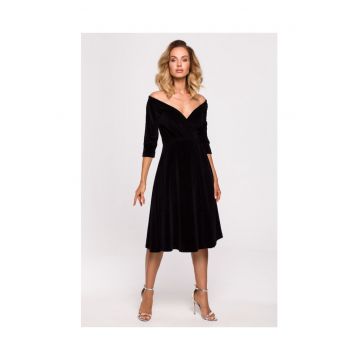 Rochie dama - Bumbac/Poliester - Negru.3