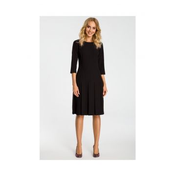 Rochie dama - Poliester / Viscoza - Negru