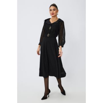 Rochie de ocazie Crystal Neagra