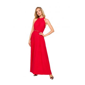 Rochie maxi dama - Made of Emotion - Palkyi - rosu