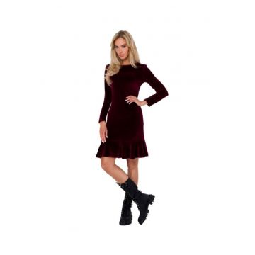 Rochie mini dama - Made of Emotion - Kadiatou - Burgundia