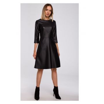 Rochie - Poliester - Negru