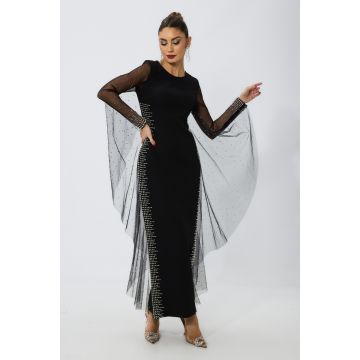 Rochie de ocazie premium Butterfly Neagra