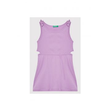 Rochie fete - 300129746 - Bumbac - Violet