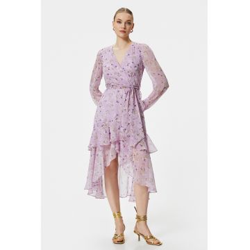 Rochie vaporoasa cu imprimeu floral