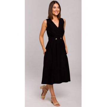 Rochie Viscoza - Portocaliu - diverse modele