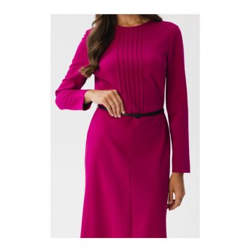 Rochie midi dama - Kerigor - pruna -