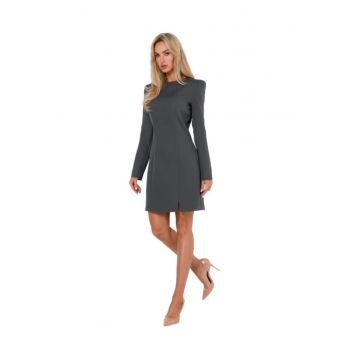 Rochie mini dama - Made of Emotion - Vezi - kaki -