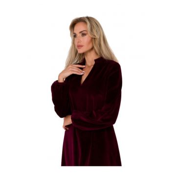 Rochie mini dama - Made of Emotion - Wonja - Burgundia -