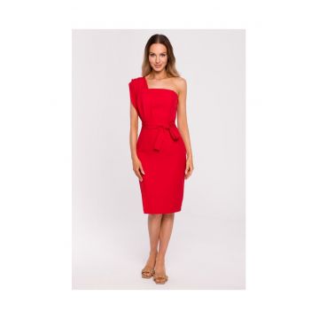 Rochie eleganta - Poliester - Rosu