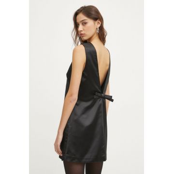 Abercrombie & Fitch rochie culoarea negru, mini, drept, KI159-5087