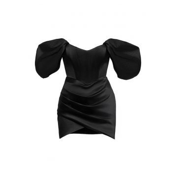 Bendetto Atelier - Rochie scurta cu decolteu pe umeri