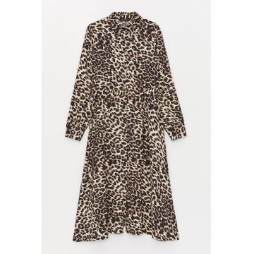 Rochie-camasa cu animal print