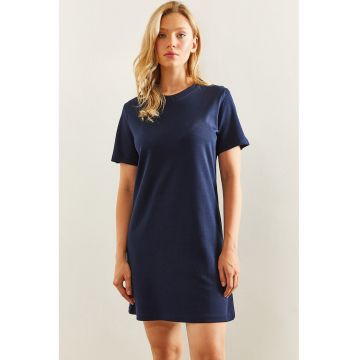 Rochie-tricou din amestec de bumbac