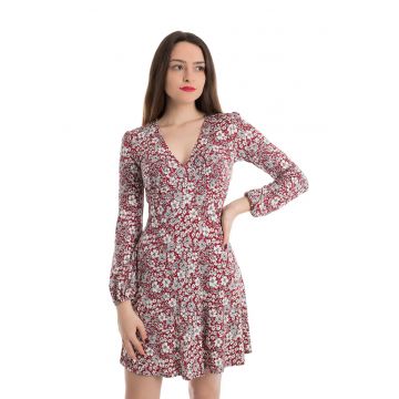 Rochie mini cu model floral Betty